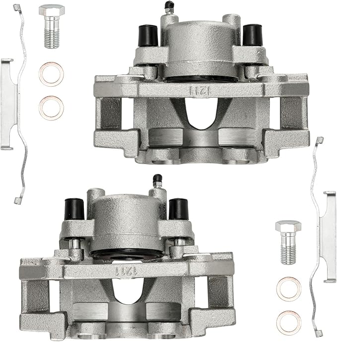 Torchbeam Front Brake Calipers Set for Chrysler 2003-2007 Town & Country 3.8L, Dodge 2001-2003 2005-2006 Grand Caravan 3.3L, Front Left and Front Right Calipers Replace # 18B4776+18B4777