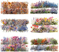 Transparent Flower Stickers for Scrapbooking by DecorateYourWorld