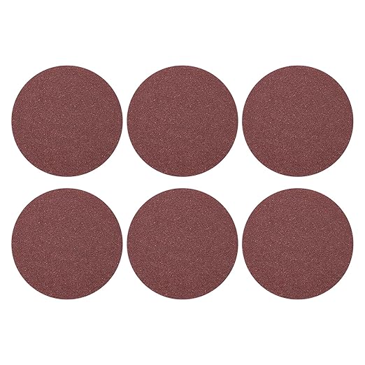 HARFINGTON 30 Pcs 7 Inch Sanding Disc 40 Grit Hook and Loop Sandpaper Random Orbital Sander Pads for Woodworking Automotive Metal Polishing