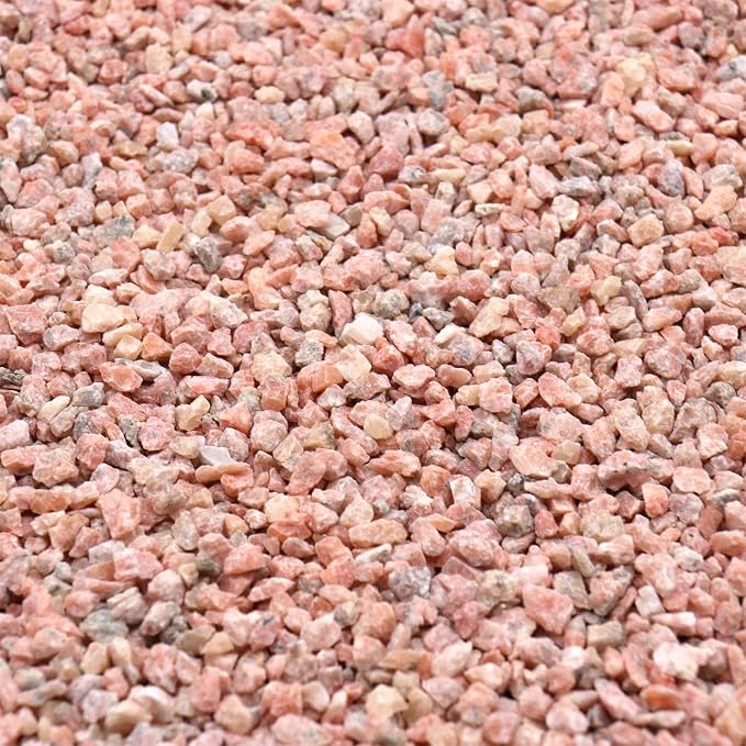 Coarse Sand. Pink Color. 1/8 Inch 2 lbs. by PremiumPebbles