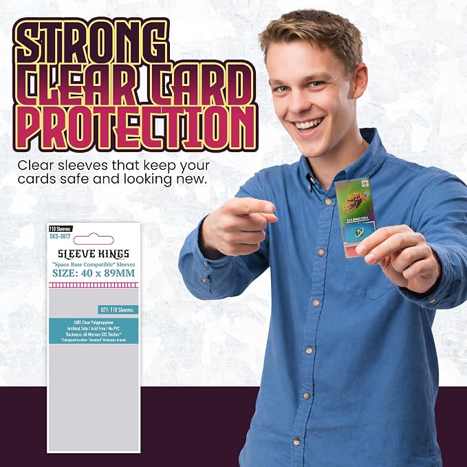 Sleeve Kings Standard Card Sleeves – 110 Count, Mini Size, Compatible - Image 2