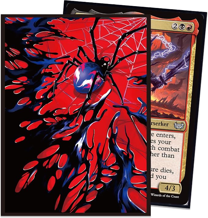 Kabinka MTG Card Sleeves -Spider 100 Standard Size Pack Clear Front & Matte - Image 8