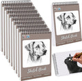 10 Pack 400 Sheets Heavyweight Sketchbook 9 x 12 in 200GSM Very Thick Mixed by UZLUbuywithconfidence