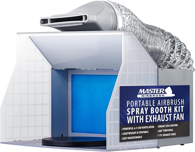 Master Airbrush Portable Airbrush Spray Booth Kit by MasterAirbrush