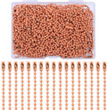 Lemonkey 100Pcs Ball Beads Chains Bulk, 4 Inch Dog Tag Metal Small Chains by Lemonkey