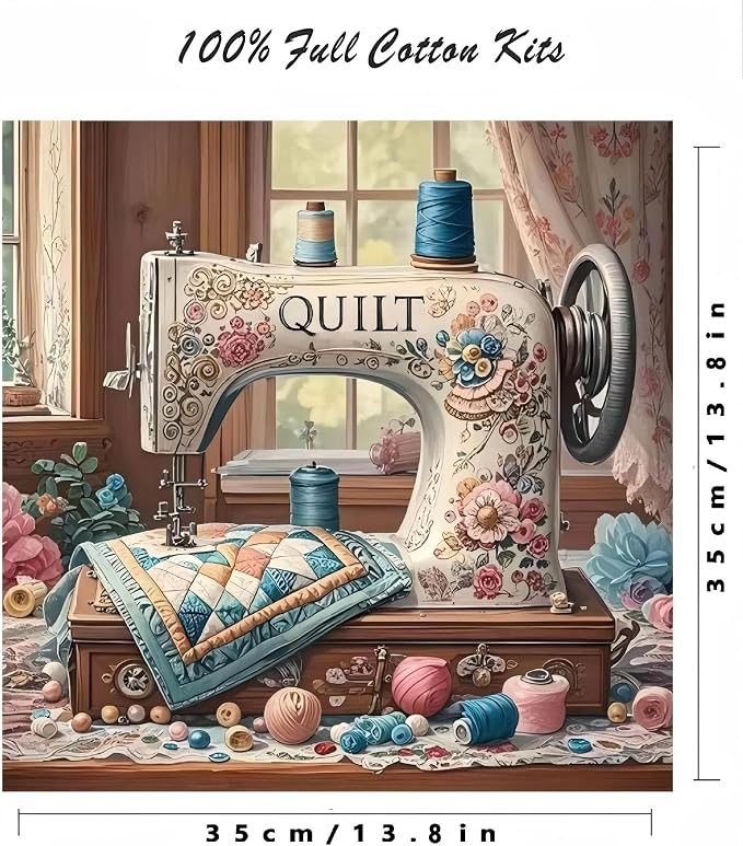 Sewing Machine Stamped Cross Stitch Kits - Image 2