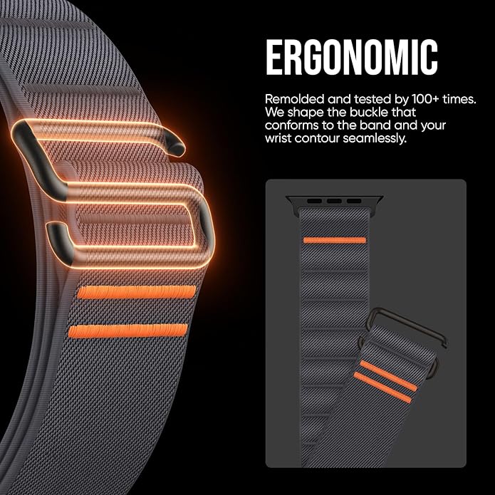 Suitisbest Sport Bands Compatible with Apple Watch Ultra Band 49mm 46mm 45mm 44mm 42mm 38mm 40mm 41mm Men Women, Stretchy Nylon Sport Loop Strap with S-Hook for iWatch Series 10 Ultra SE 9 8 7 6 5 4 3