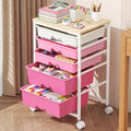 Goovilla Rolling Cart with Drawers, Utility Cart Organizer with 5 Removable by Goovilla