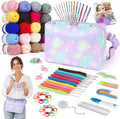 Aeelike Crochet Kit for Beginners Adults, Complete & Colorful Yarn Kit by Aeelikescrochetworld