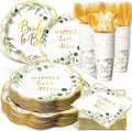Pickmesh 400 Pcs Sage Green Bridal Shower Party Supplies Eucalyptus Leaves by Pickmesh