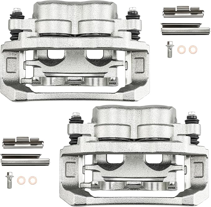 Torchbeam Front Brake Calipers Set for Dodge 2002-2003 Ram 1500, Dodge 2004-2005 Ram 1500 5.7L, Dodge 2004-2005 Ram 1500 4.7L, Front Left and Front Right Calipers Replace # 18B4832+18B4833