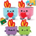 Crochet Kit for Beginners, Emotional Positive Support Beginner Crochet Kits for by FortuningsJDS