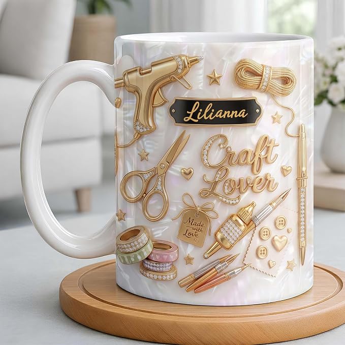 Personalized Craft Lover Mug - Image 3