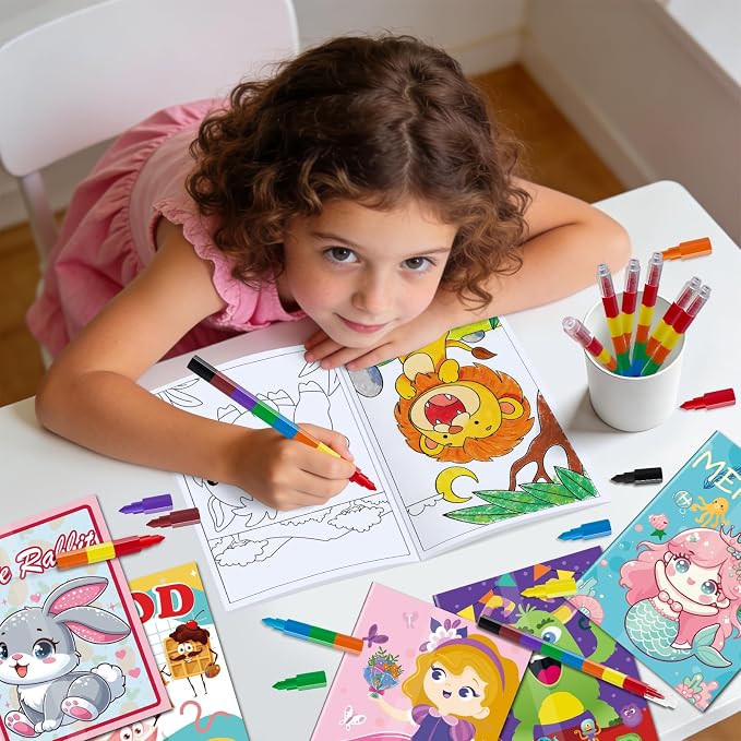 Kalysky 24 Mini Coloring Books - Image 6