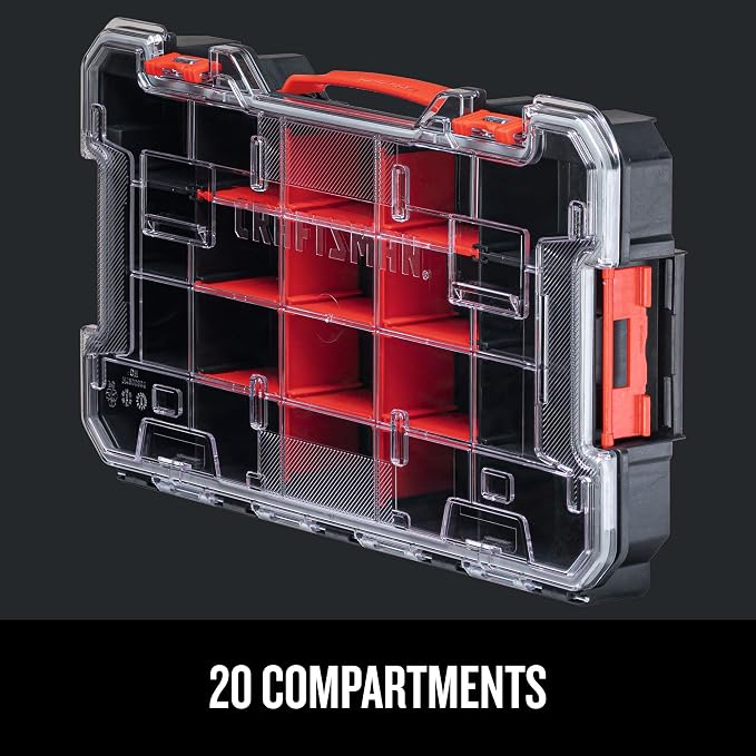 CRAFTSMAN VERSASTACK Storage Organizer, Small Parts Organizer, 20-Compartments - Image 7