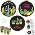 Louise Maelys Funny Cactus Embroidery Kits by LouiseMaelys