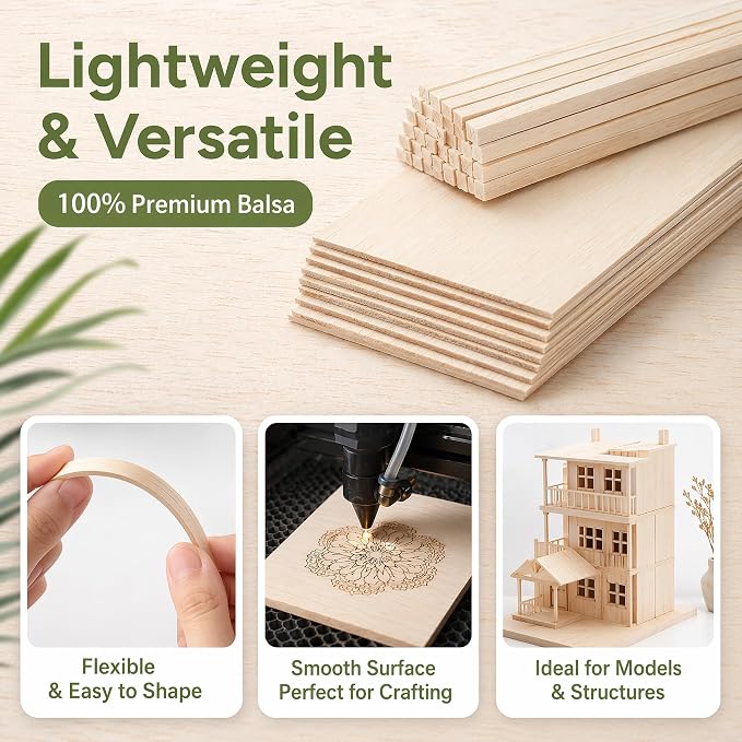 Premium Balsa Wood Craft Kit - Image 3
