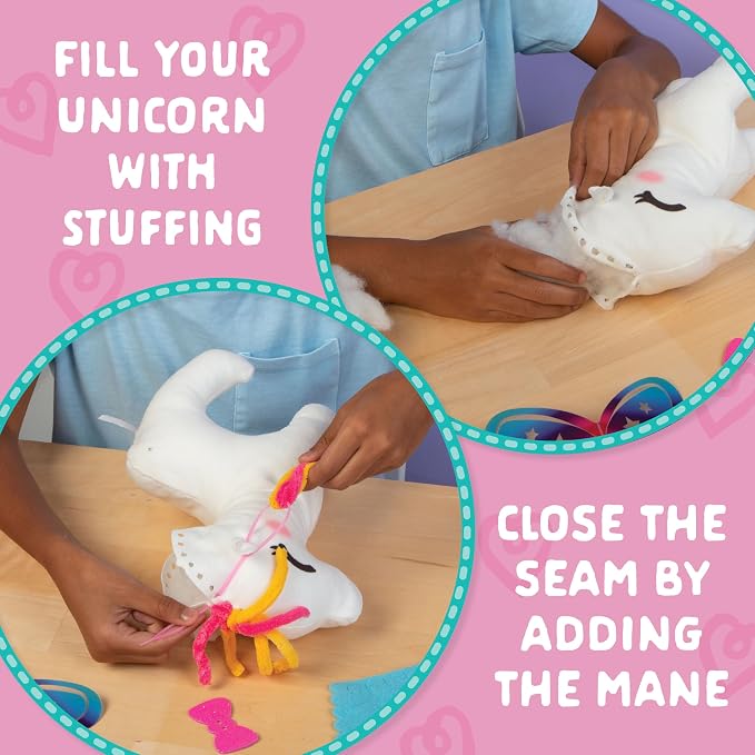 Craft- Tastic - Make a Friend Unicorn - Mini Sewing Kit, Arts and Crafts - Image 4