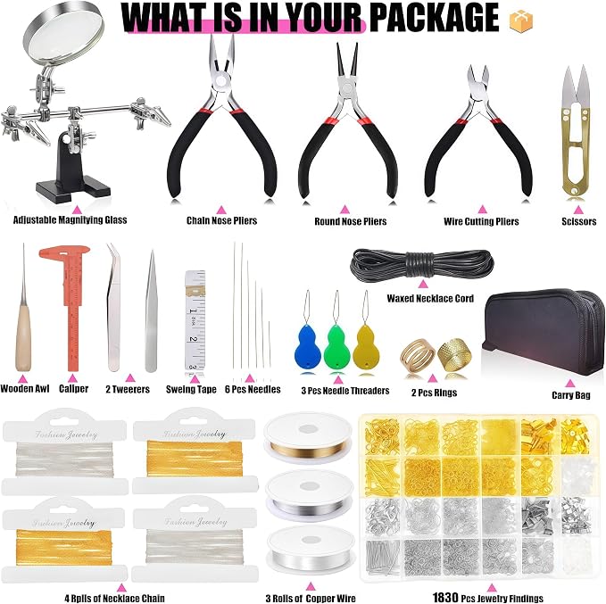 MONVICT Jewelry Making Supplies Kit - Image 2