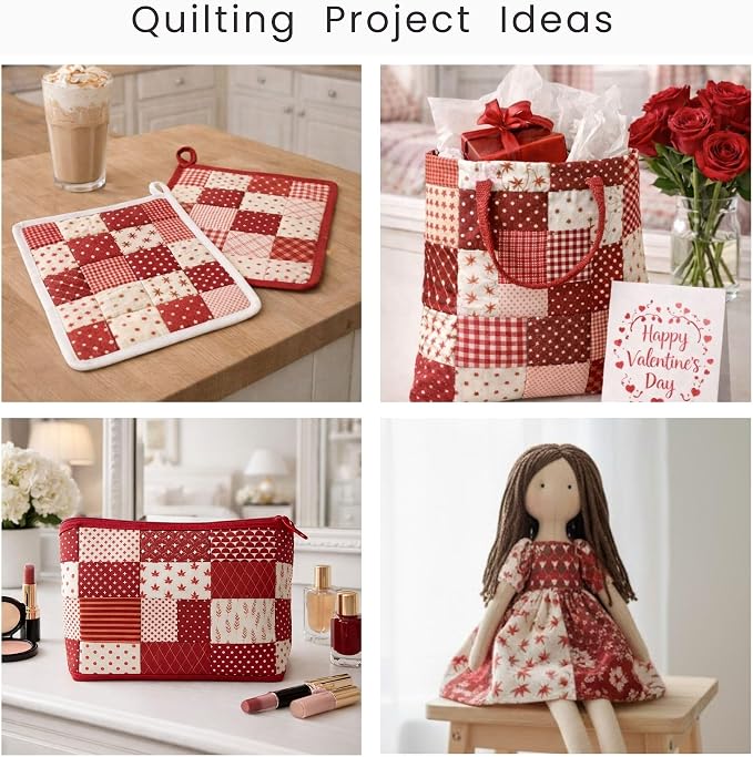 Cotton Satin Patchwork Fabric Panel – 35 Designs, 20×20 cm Squares, Single - Image 3