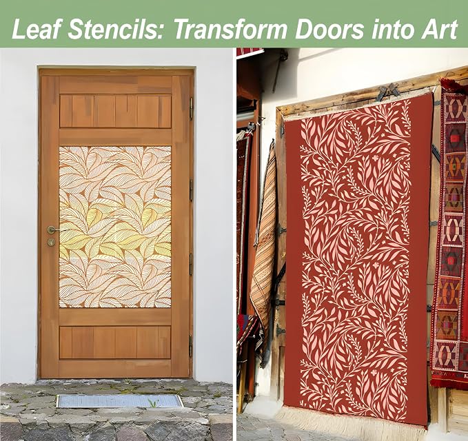 Wall Stencils for Painting Large Pattern, Exquisite Leaf Designs for Wall - Image 4
