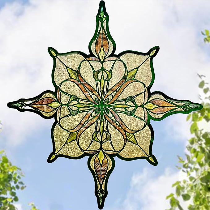 ADD.HERES Window Stickers, ‌Stained Glass Window Privacy Film, UV Blocking - Image 8