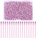 Lemonkey 100Pcs Ball Beads Chains Bulk, 4 Inch Dog Tag Metal Small Chains by Lemonkey