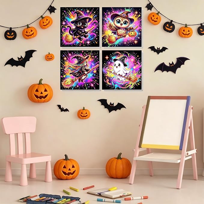 Arttoplus 4 Pack Paint by Numbers Kit - Image 5