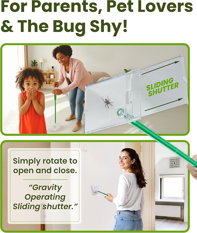 Sonic Technology Critter Cicada Spider Catcher and Release Insect Grabber - Image 4