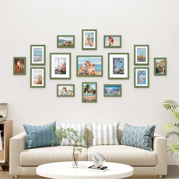 Vittanly 15 Pack Picture Frames Collage Wall Decor - Image 2