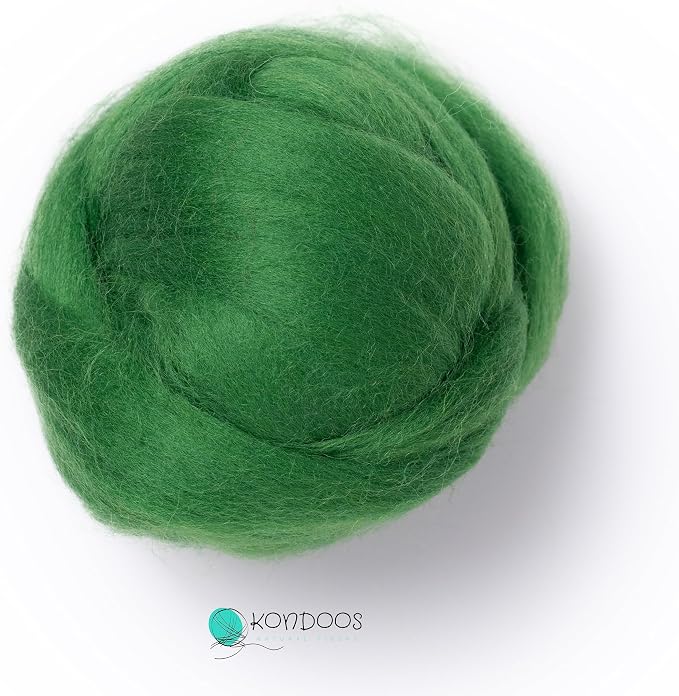 Natural Wool roving, 2 OZ. Best Wool - Image 4