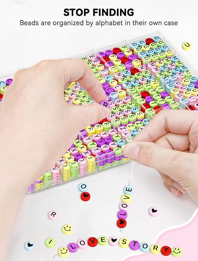 ARTDOT 1400 Pieces Letter Beads - Image 3