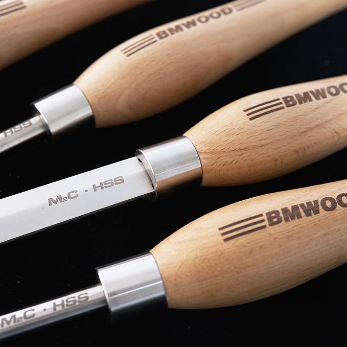 Cryo M2 HSS 5/8" Spindle Gouge with Beech Handle Length 15-1/2", Woodlathe Chisels for Woodturning