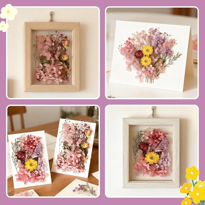 2PCS Dried Flowers Kit, Natural Dried Flowers Kit - Image 4