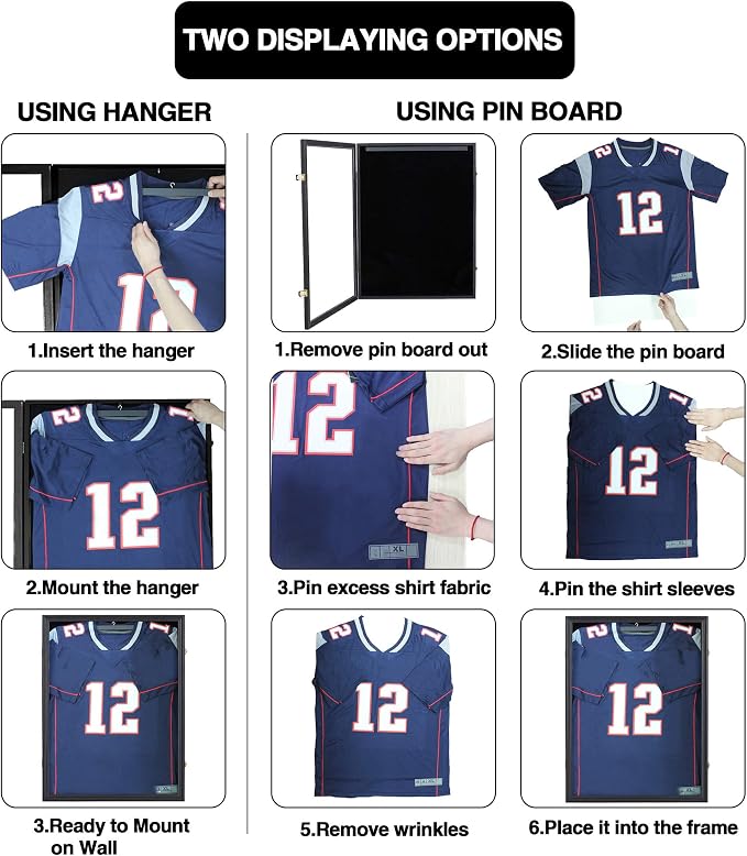 IHEIPYE Jersey Frame Display Case 2 Pack - Image 5
