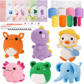 Gerute 6Pcs Crochet Kit for Beginners, Crochet Animal Kit by Unknown