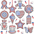 36 Sets 4th of July Patriotic Diamond Painting Crafts Ornaments 250th by WinnerWhy