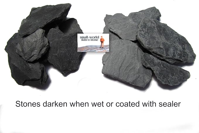 Natural Slate Stone -1/2 to 1 inch. Perfect Size - Image 3