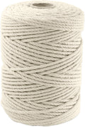 4mm x 400 Feet White Jute Rope, Twine for Gardening Tomato Climbing Plant Tie Floristry Crafts Gift Wrapping Packing Decor