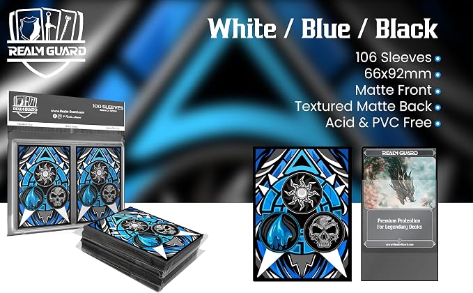 100ct Textured Matte TCG/MTG Card Art Sleeves - Image 3