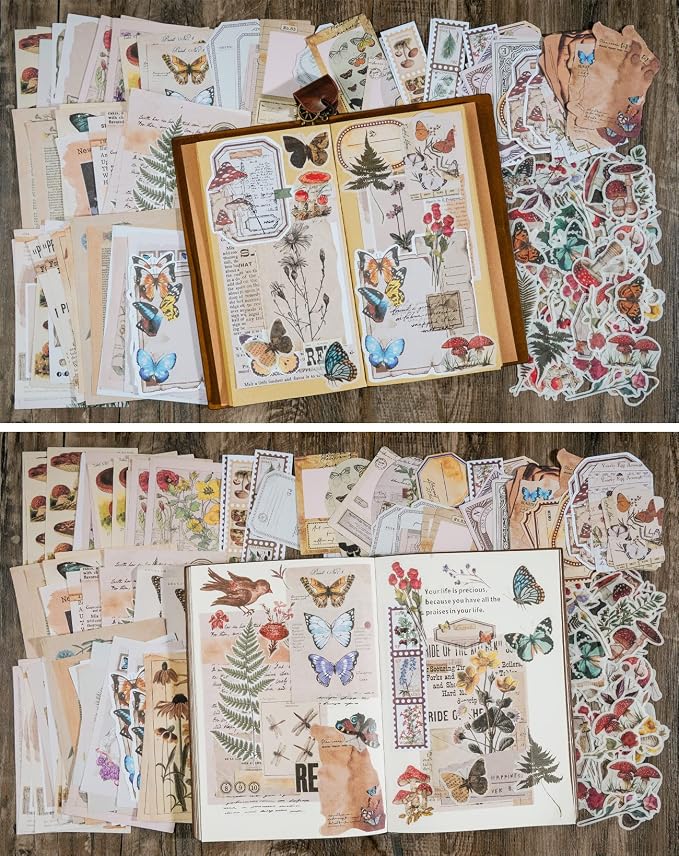 Knaid Vintage Scrapbook Supplies Pack - Image 7