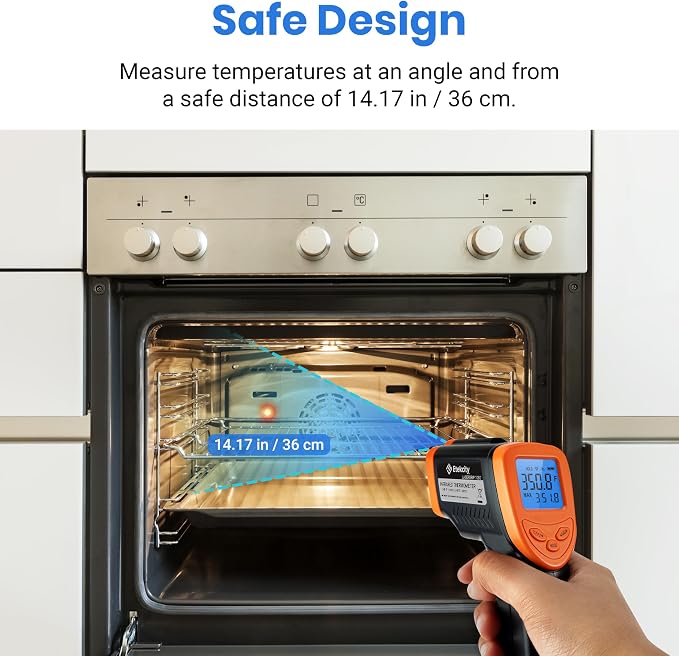 Etekcity Infrared Thermometer Laser Temperature Gun, -58°F~1130°F, Pizza Oven - Image 8