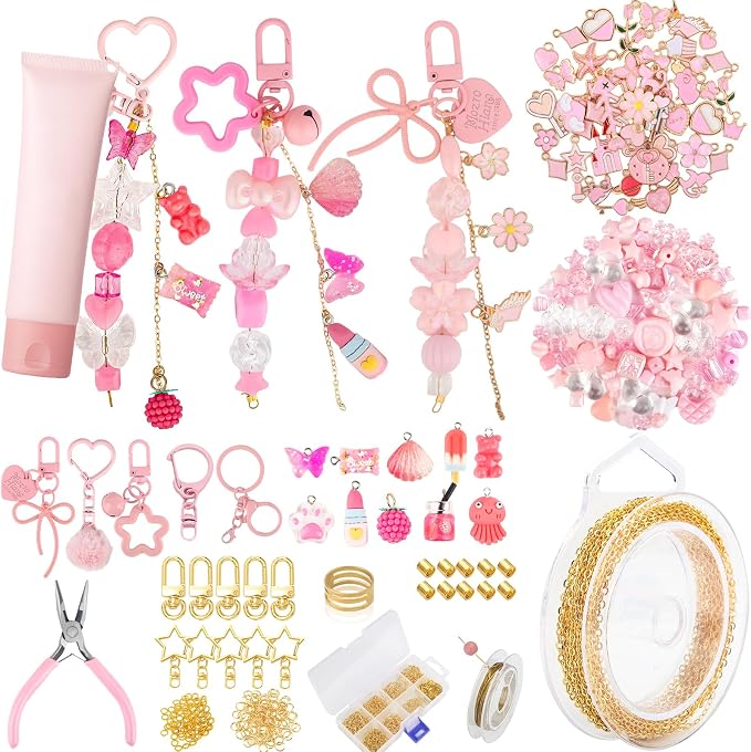 Ecoofor 249Pcs Keychain Making Kit by Ecoofor