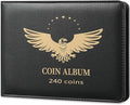 MUDOR 240 Pockets Coin Collection Book, PVC FREE Coin Holder Album | Fits Dime by MUDOR