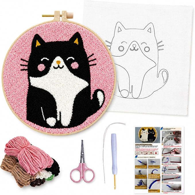 MZSMYKCH punch needle kits adults beginner by Unknown