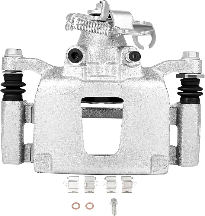 SCITOO 18B5398 Disc Brake Caliper Assembly with Bracket Fit For Chrysler For Town & Country 2012-2016 For Dodge For Grand Caravan 2012-2020 For Ram For C/V 2013-2015 For VW For Routan 2012-2014