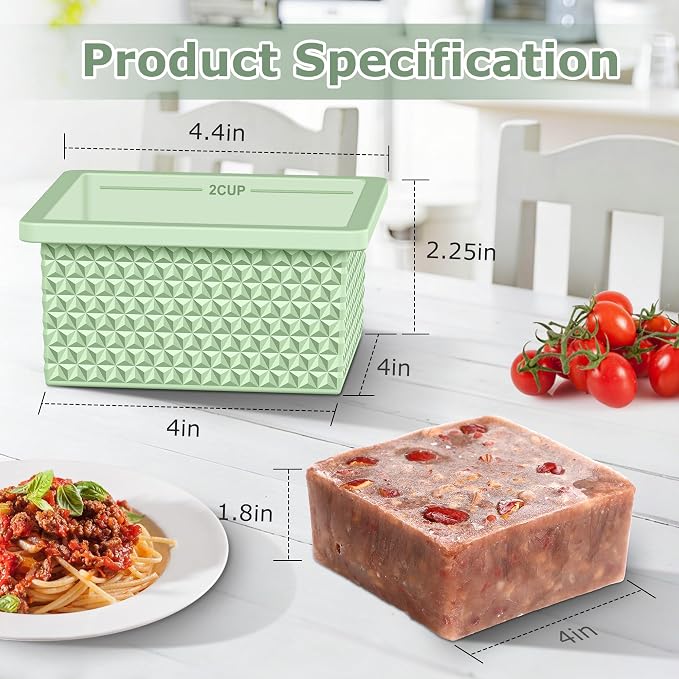 6 Pack-Silicone Freezer Tray - Image 4
