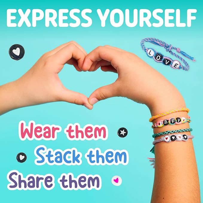 Creativity for Kids Best Friends Bracelets Mini Craft Kit: Create 10 Friendship - Image 5