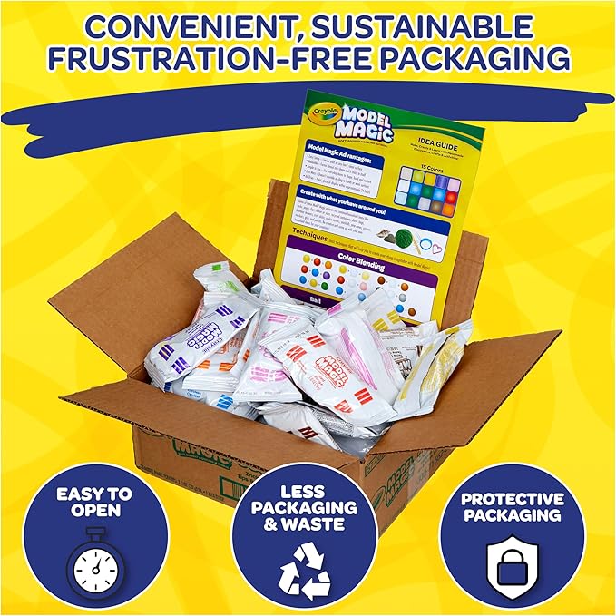 Crayola Model Magic, Air Dry Modeling Material, Teacher Classroom Must Haves - Image 5