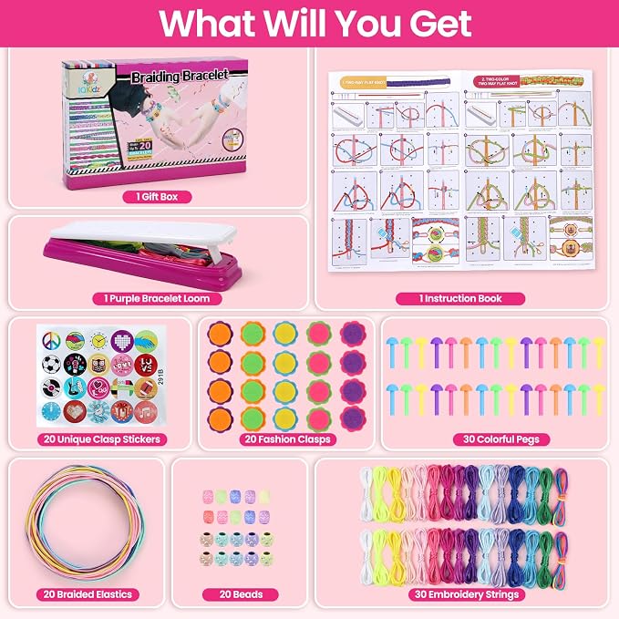 IQKidz Friendship Bracelet Making Kit - Image 5